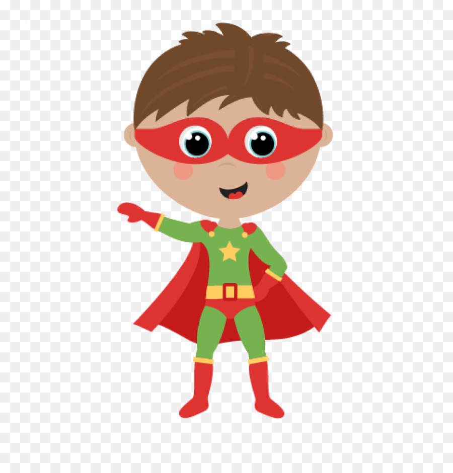 Superhero Kids Clipart Boy Superhero Cute Cut Files - Boy Emoji,Clipart Of Boy