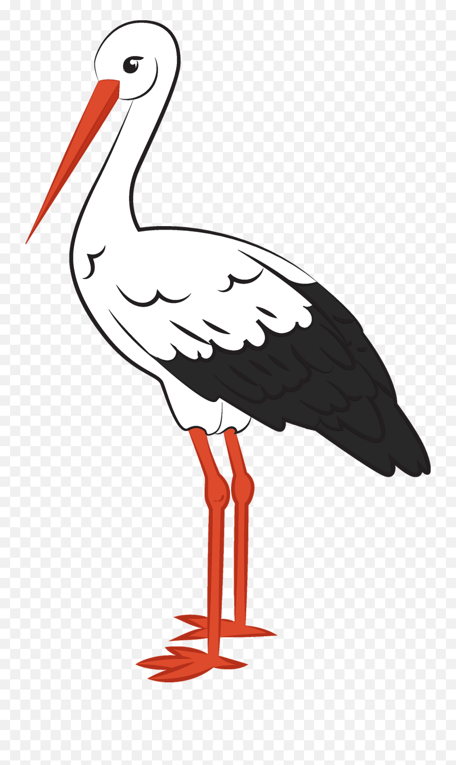 Stork Clipart Free Download Transparent Png Creazilla - Stork Clipart Emoji,Transparent Clipart