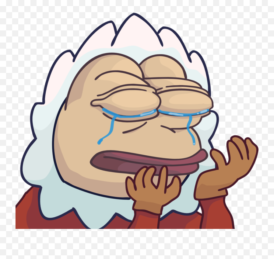 Pepe The Frog Png Crying - Frog Pepehands Emoji,Pepehands Png