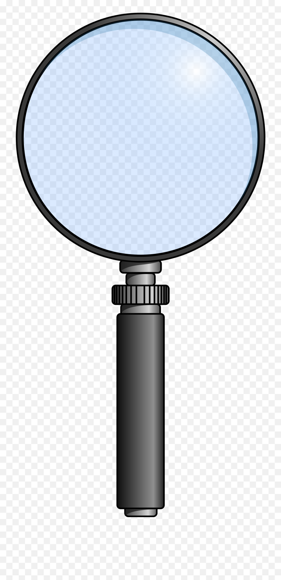 Clipart - Hand Lens Vector Png Emoji,Magnifying Glass Clipart
