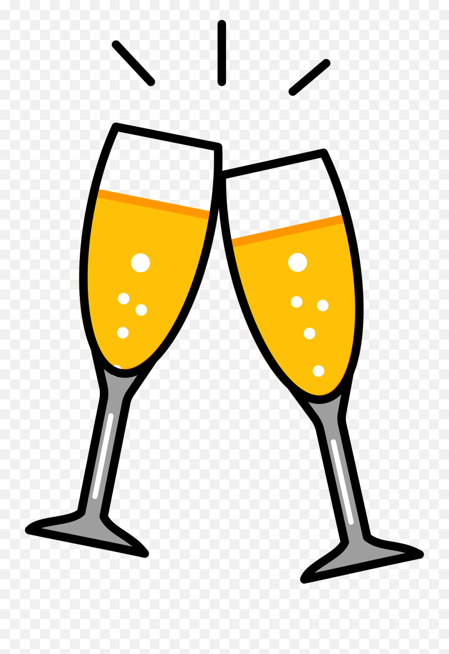 Champagne Clipart - Champagne Glass Emoji,Champagne Clipart