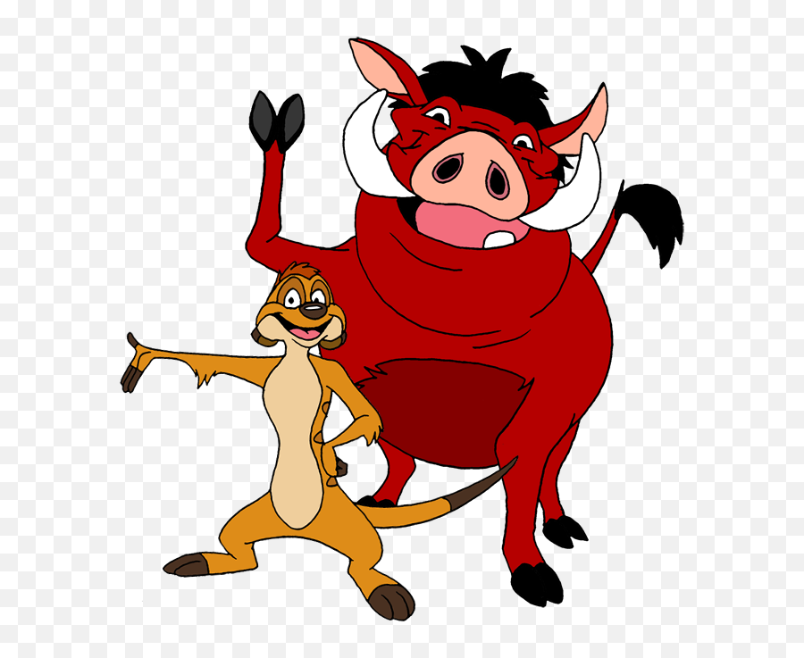 Lazy Clipart King - Timon A Pumba Png Emoji,Lazy Clipart