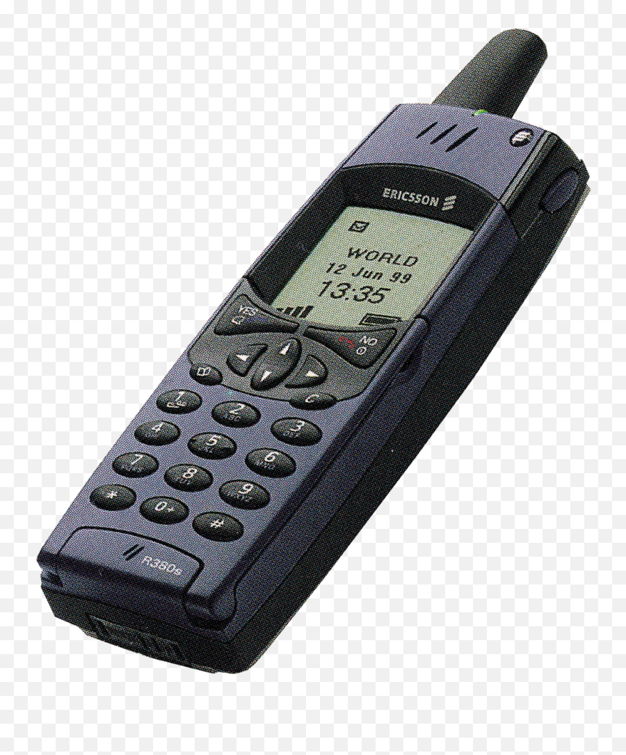 Old Mobile Phones Transparent - Old Phone With Antenna Png Emoji,Transparent Cellular Phone