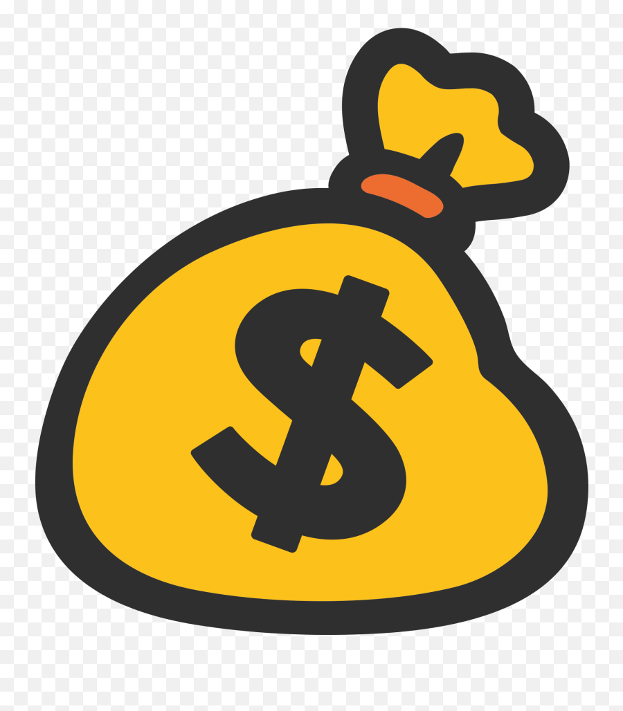 Money Bag Emoji Android Png Image With - Clipart Money Bag Png,Bag Of Money Png