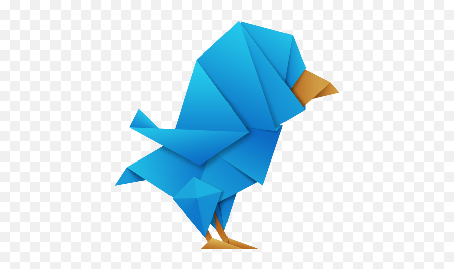 Origami - Origami Emoji,Twitter Bird Png