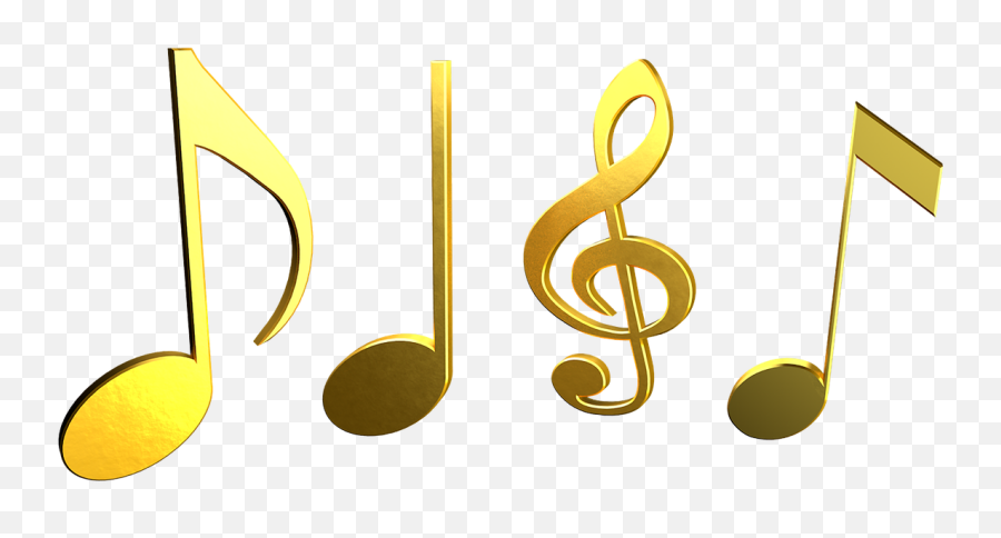 Treble Clef Clef Music Musician Png - Music Note Gold Png Emoji,Treble Clef Png