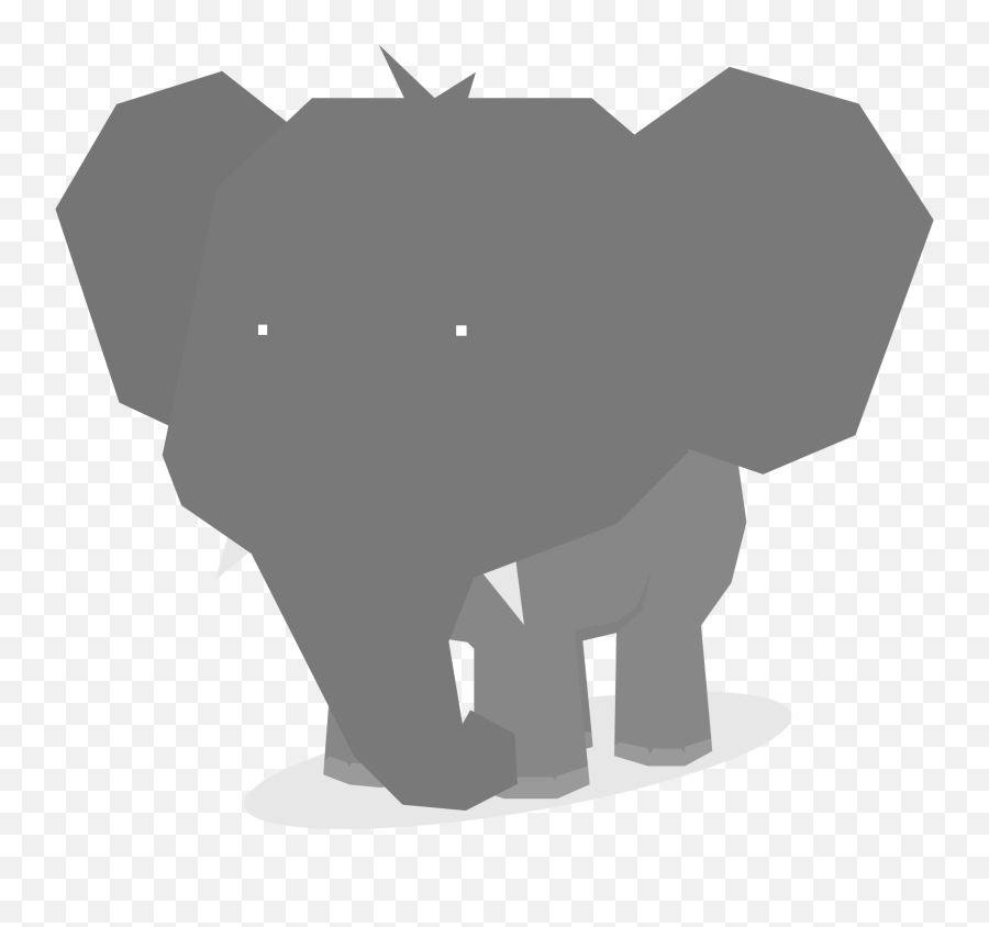 Elephant Silhouette - This Free Icons Png Design Of Elephant Clip Art Emoji,Elephant Silhouette Png
