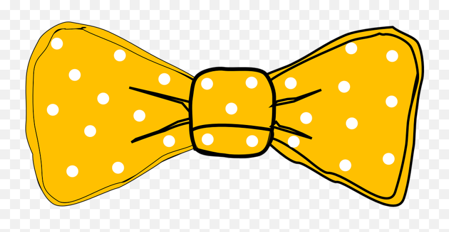 Bow Tie Yellow Clip Art At Clker - Yellow Bow Tie Clipart Emoji,Bow Tie Clipart