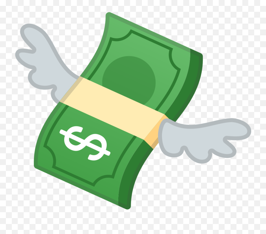 Cartoon Money Png For - Cartoon Money With Wings Clipart Money Cartoon Png Emoji,Money Png