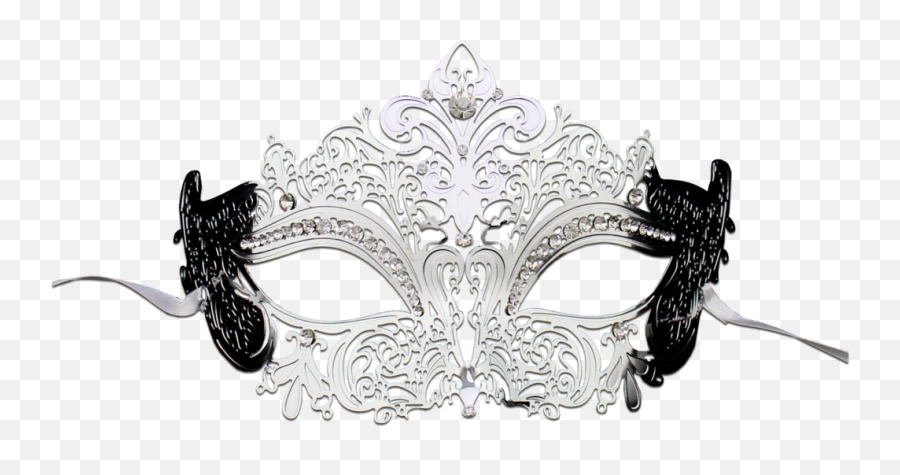 Silver Series Womens Laser Cut Metal - Transparent Background Silver Masquerade Mask Png Emoji,Masquerade Mask Transparent Background