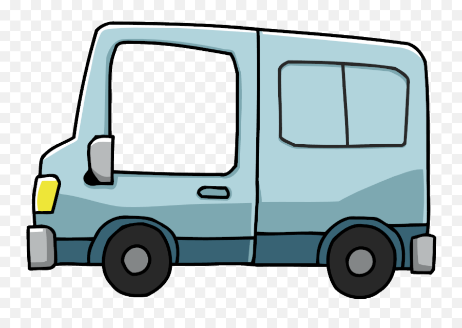 Panel Van - Truck Clipart Transparent Background Png Transparent Background Van Clip Art Emoji,Truck Transparent Background