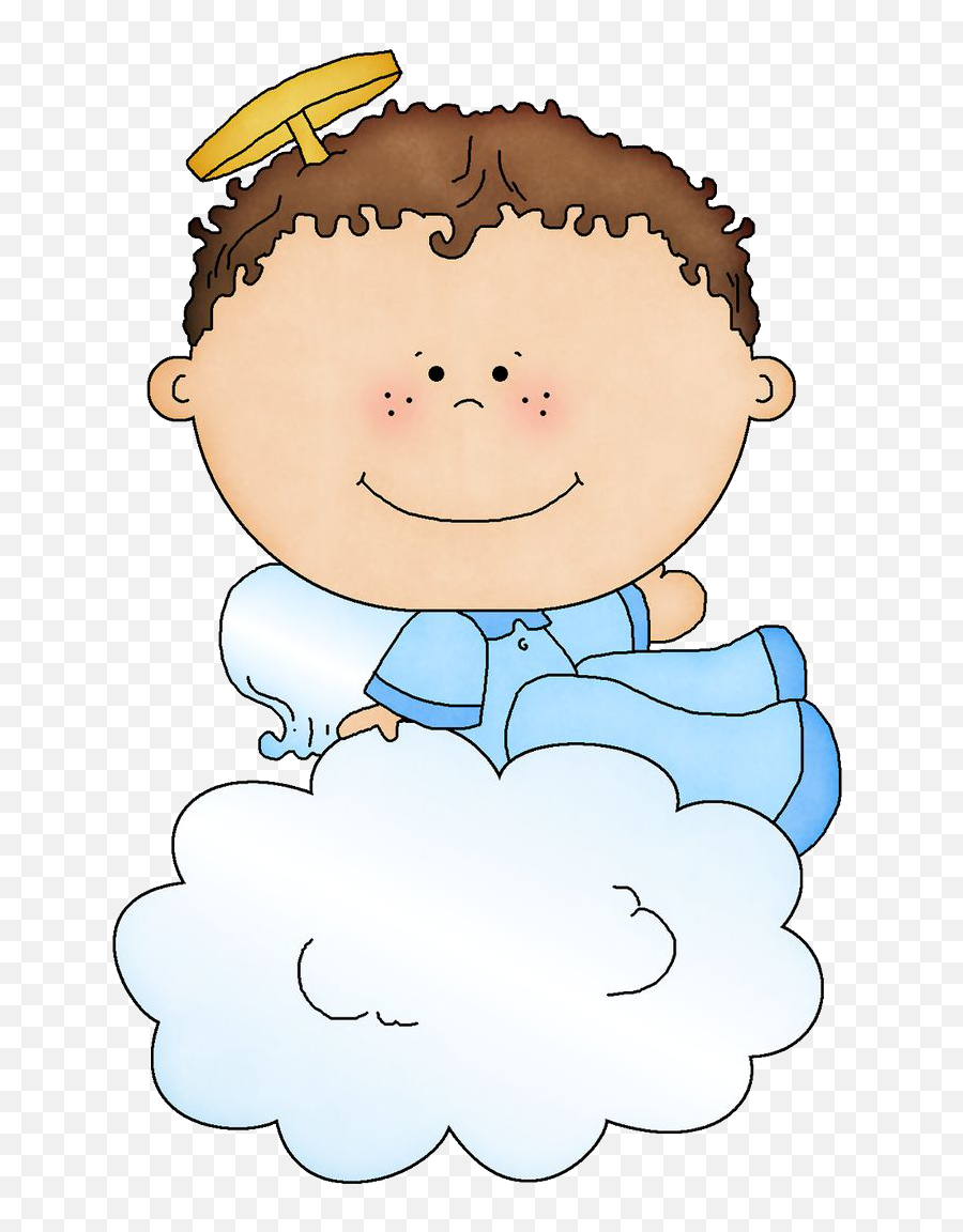 Baby Angel Png - Clipart Baptism Angel Boy Full Size Png Happy Emoji,Angel Png