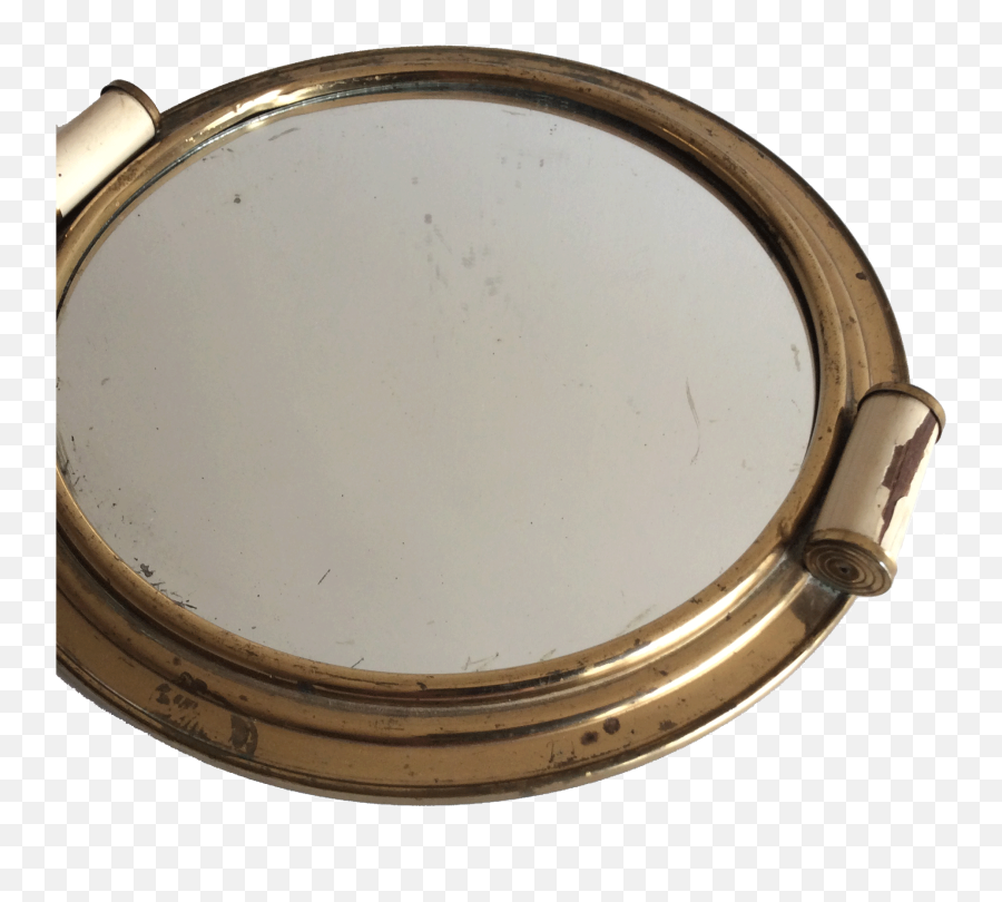 Stunning French Art Deco Round Tray - Mirror U2014 Lord Pelutxón Emoji,Art Deco Frame Png