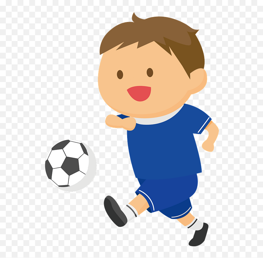 Soccer Boy Clipart Free Download Transparent Png Creazilla Emoji,Soccer Clipart Free