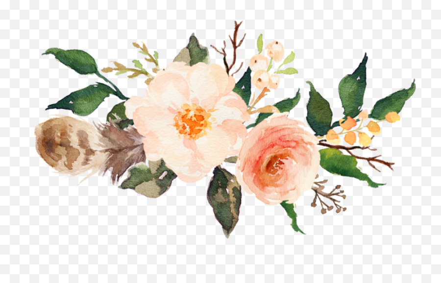 Watercolor Flower Crown Png Transparent Cartoon - Jingfm Border Flower White Background Emoji,Flower Crown Transparent