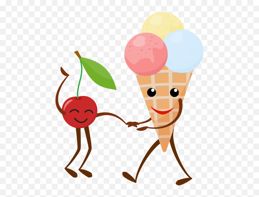 Cherry And Ice Cream Clipart - Full Size Clipart 3185750 Happy Emoji,Ice Cream Clipart