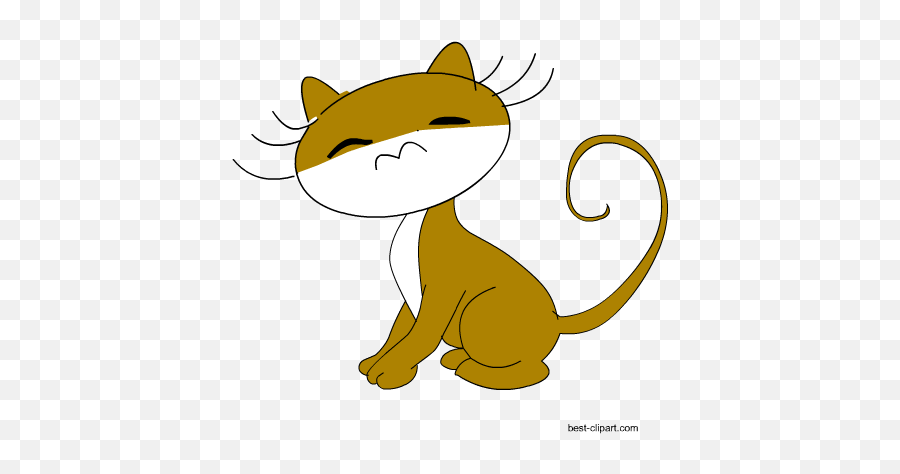 Download Sad Cat Free Clipart Image - Clip Art Full Size Emoji,Sad Mouth Clipart