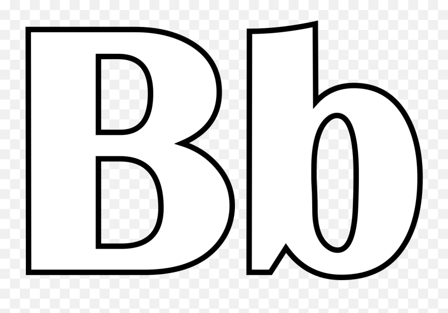 Fileclassic Alphabet B At Coloring - Pagesforkidsboys Emoji,Kids Coloring Clipart