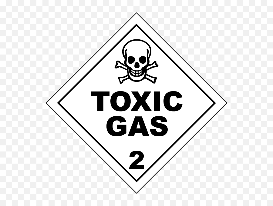 Hazmat Class 6 Toxic - Toxic Placard Emoji,Toxic Logo