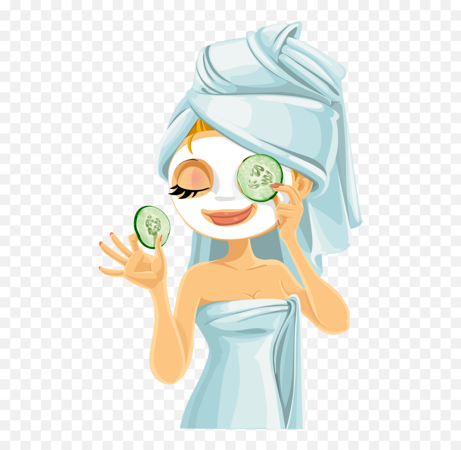 Spa Cartoon Cliparts - Cucumber Cartoon Wellness Transparent Emoji,Spa Clipart
