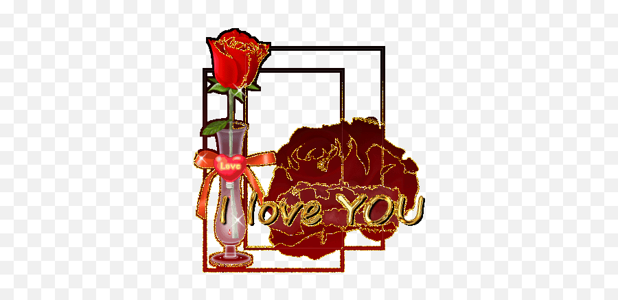 Animated Glitter Images I Love You - Moving I Love You Animated Emoji,I Love You Clipart