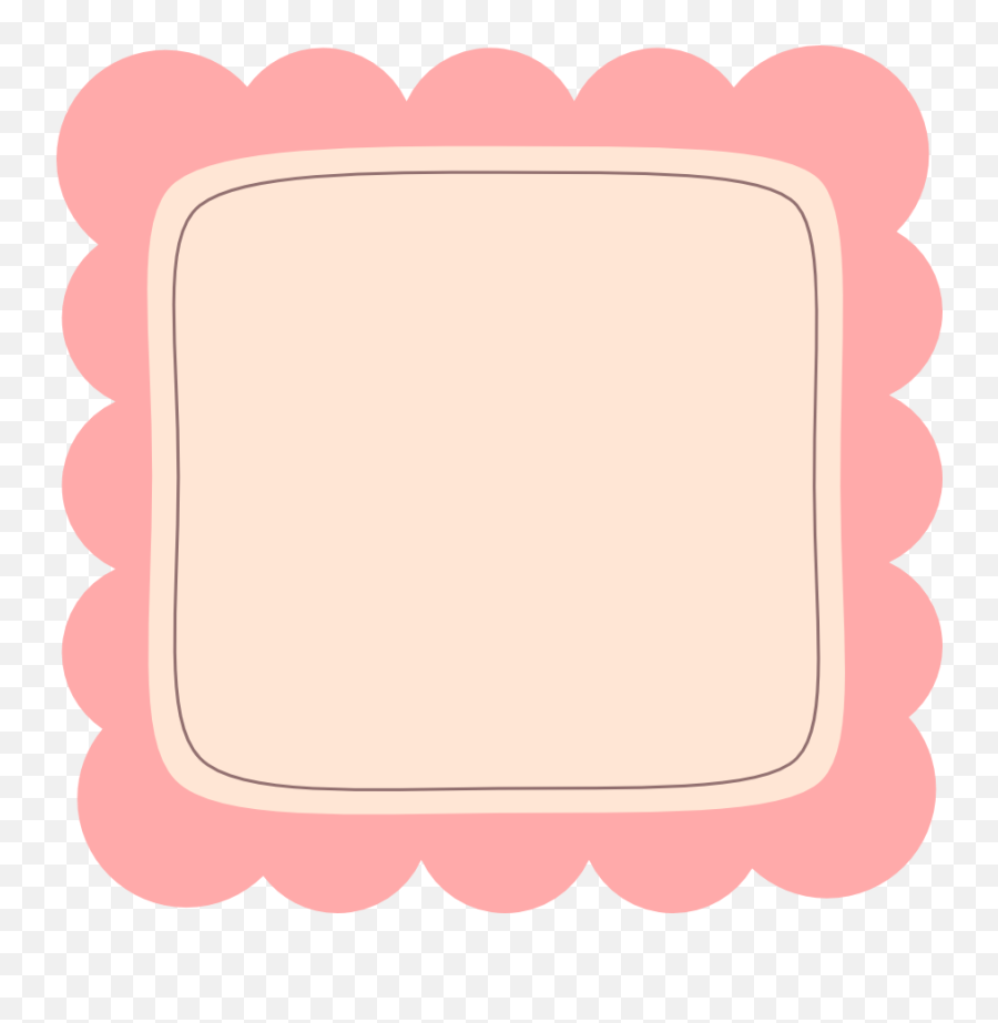 Free Label Clip Art - Square Label Pink Frame Emoji,Label Clipart