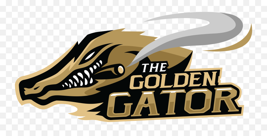 The Golden Gator - Golden Gator Logo Roflgator Emoji,Gator Logo