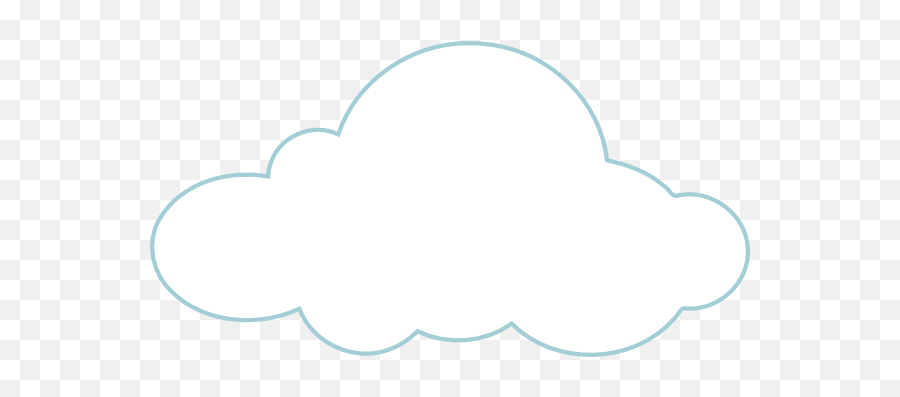 Download Hd White Cloud Png - Cloud Png Clip Art Transparent Flat Cloud Vector Png Emoji,Cloud Transparent