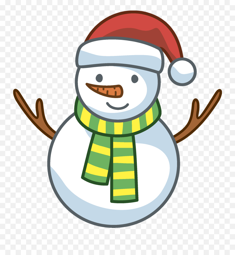 Snowman Clipart - Transparent Snowman Emoji,Snowman Clipart