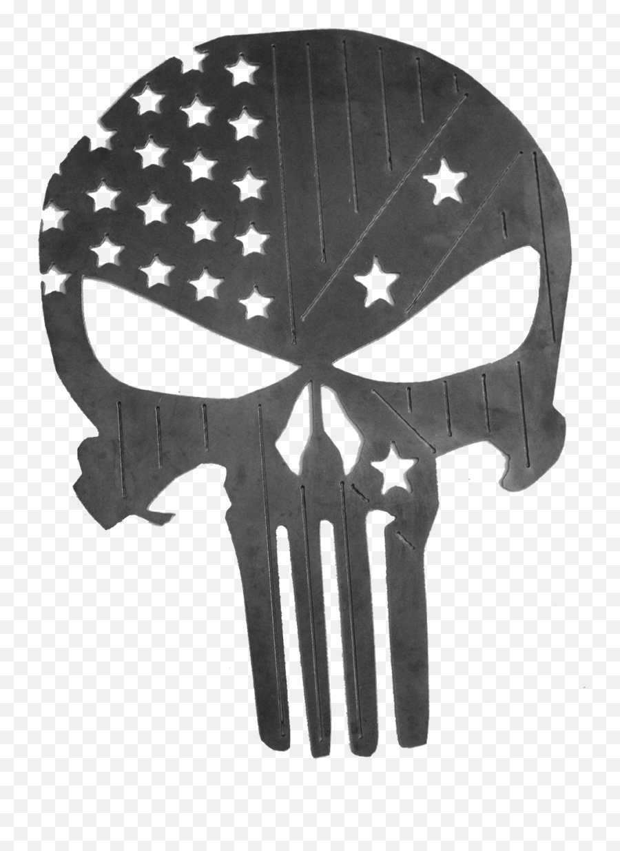 Punisher Skull American Flag - Punisher Skull Confederate Flag Emoji,Punisher Logo