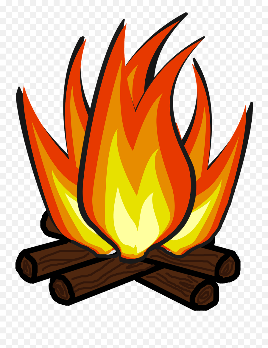 Fire Clipart Camping Picture - Clip Art Fire Camp Emoji,Fire Clipart