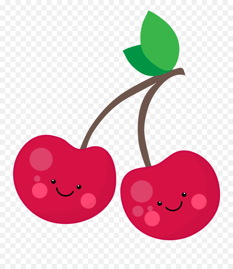 Cute Cherry Clipart - Cute Cherry Png Emoji,Cherry Clipart