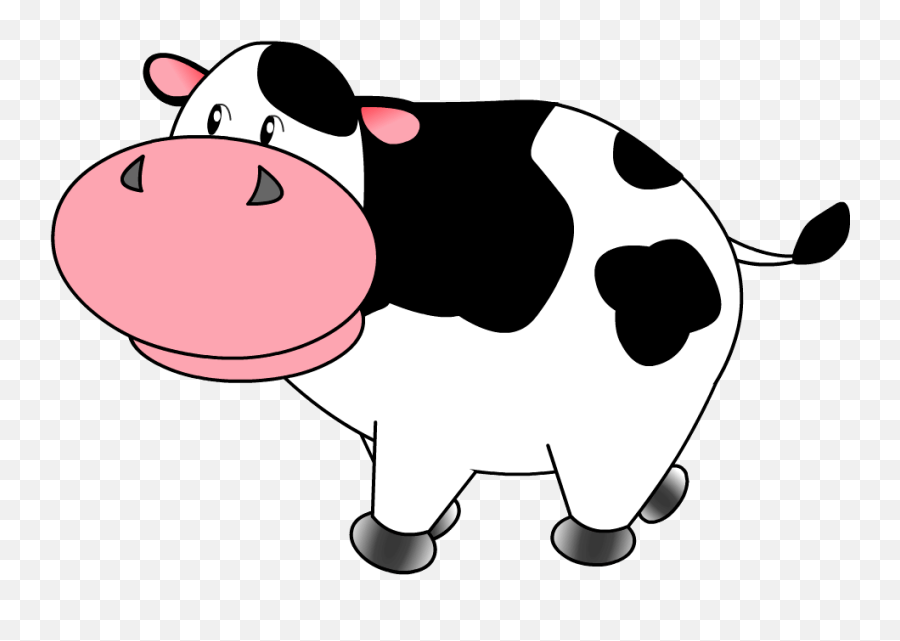 Cow Clipart - Cow Clipart Gif Emoji,Cow Clipart