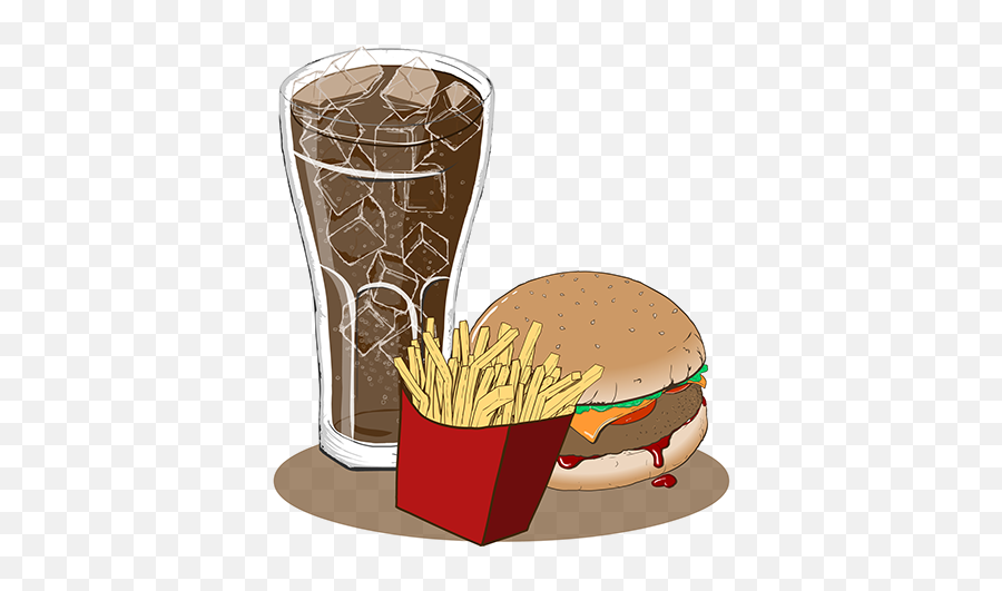 Big Fat Burger - French Fries Transparent Png Free Emoji,Burger And Fries Clipart