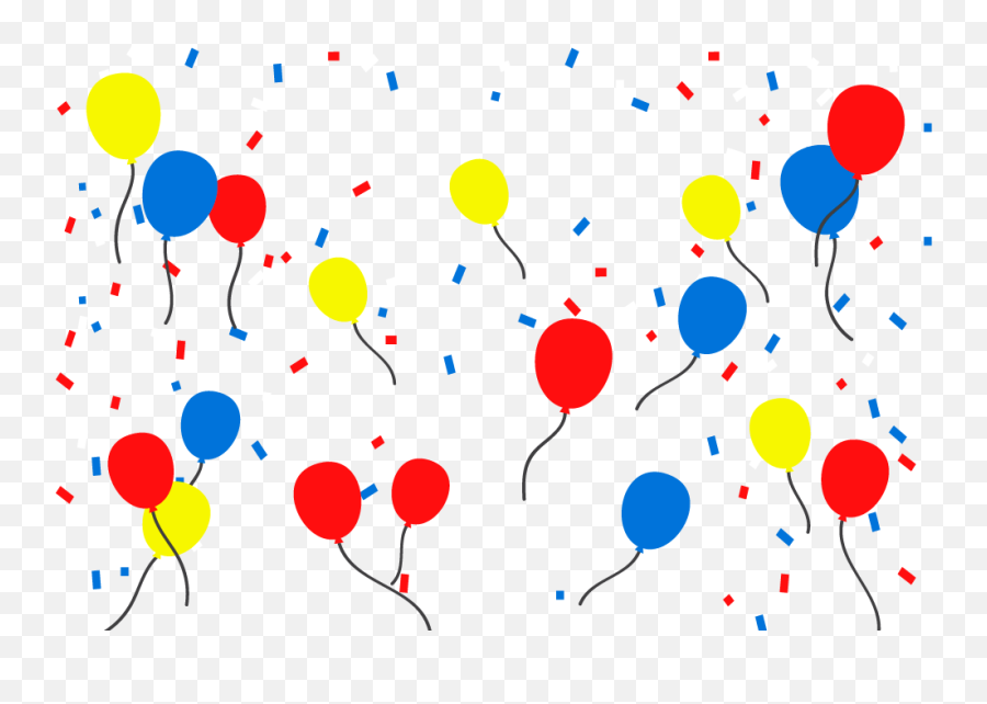Birthday Party Balloon Clipart Png - Dot Emoji,Balloon Clipart