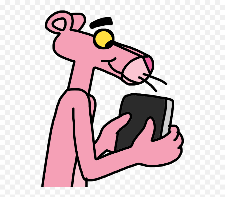 The Panther With A - Pink Panther Dvd Clipart Full Size Emoji,Panther Transparent