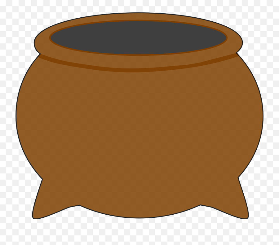 Pot Clip Art - Dibujo De Una Olla De Barro Emoji,Pot Clipart