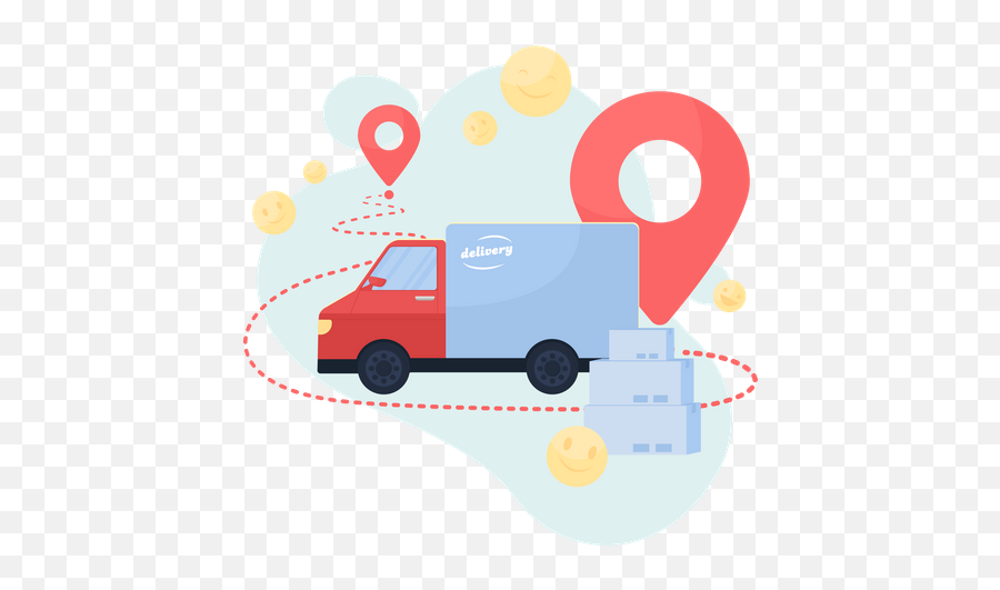 Best Premium Delivery Truck Front Illustration Download In Emoji,Delivery Truck Png