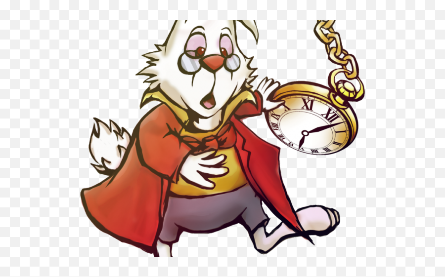 Wonderland White Rabbit Character Png - Cartoon The White Rabbit Alice In Wonderland Emoji,Alice In Wonderland Clipart