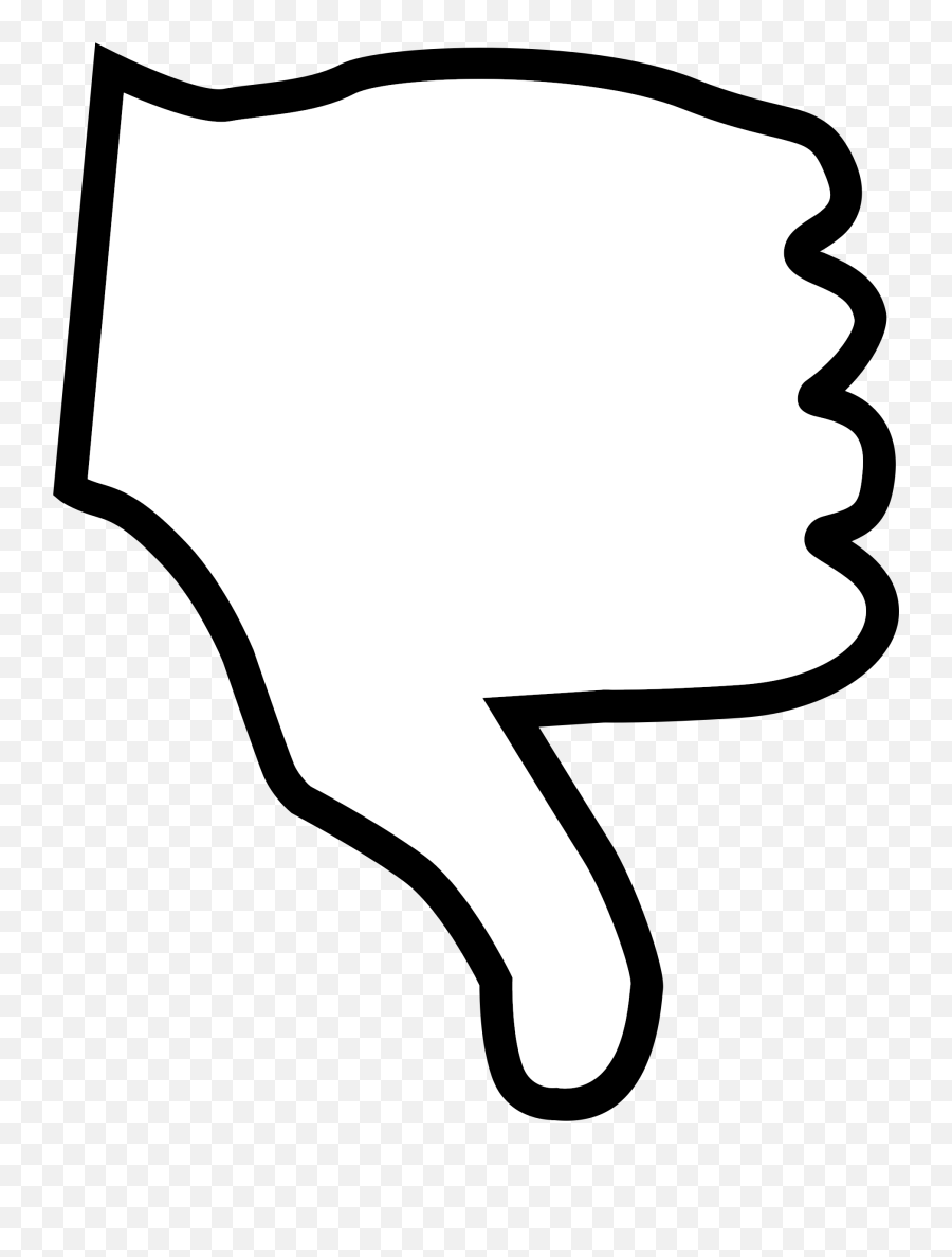 Thumbs Down - Thumbs Down Clip Art Emoji,Thumbs Down Clipart