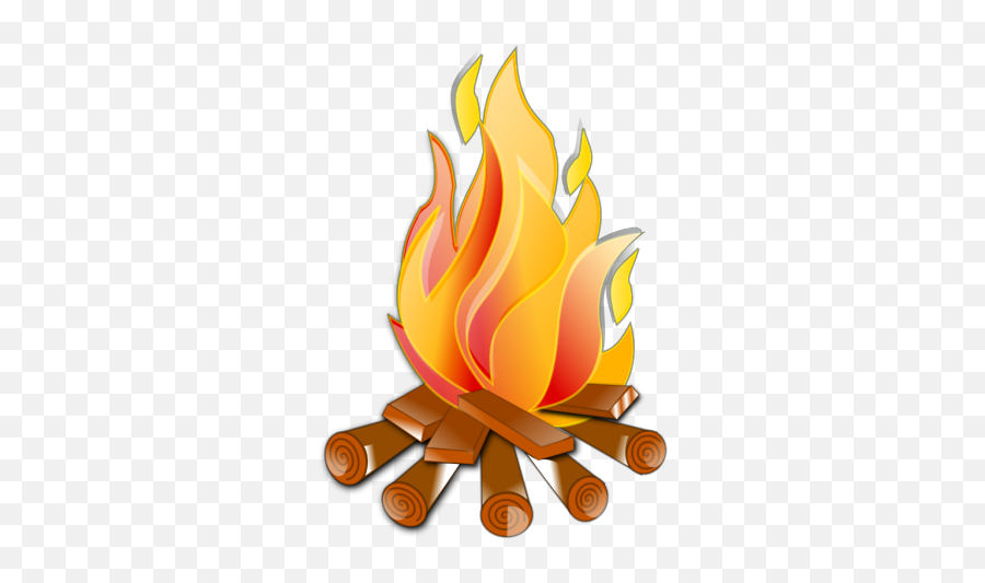 Campfire Png Svg Clip Art For Web - Fire Wood Png Cartoon Emoji,Campfire Png