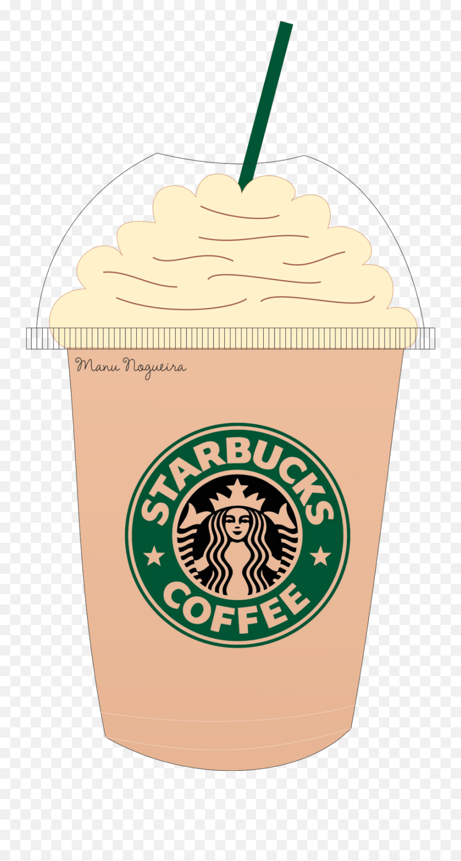 Latte Coffee Starbucks Cafe Ice Cream - Starbucks Cup Clipart Emoji,Starbucks Clipart