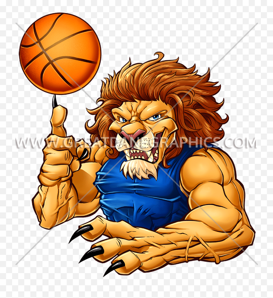 Color Clipart Basketball Player Color Basketball Player - Cartoon Lion With Basketball Emoji,Basketball Player Clipart