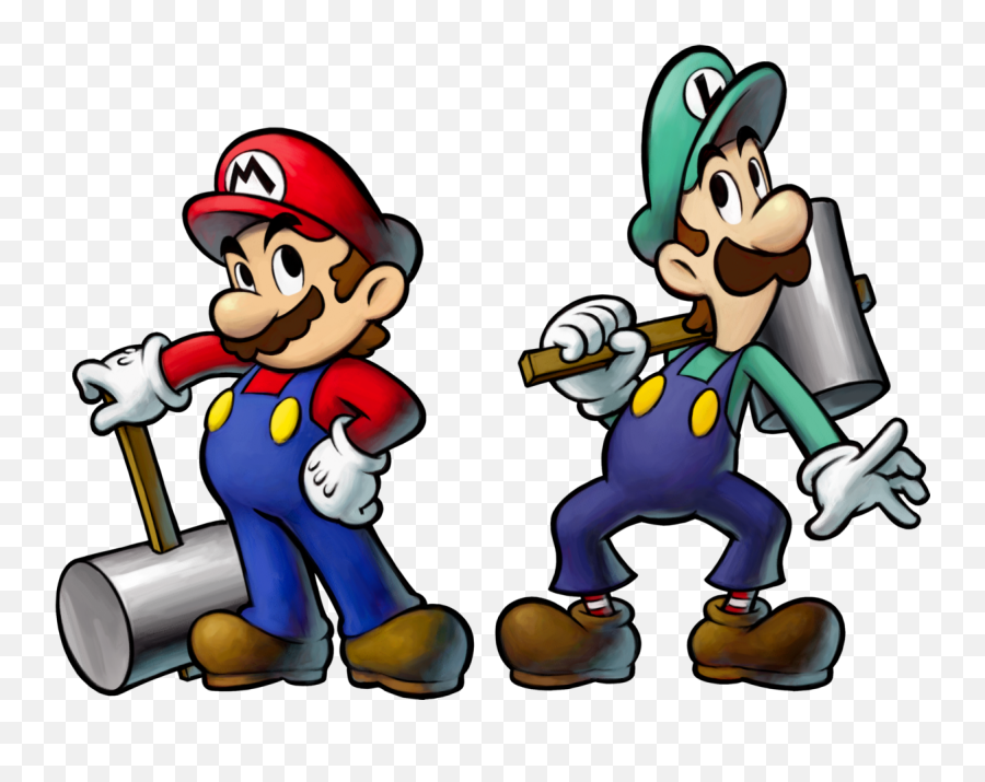 Luigi Bowsers Inside Story Mario Png - Mario And Luigi Inside Story Emoji,Luigi Transparent