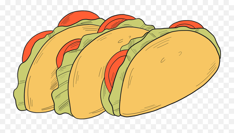 Tacos Clipart - Junk Food Emoji,Tacos Clipart