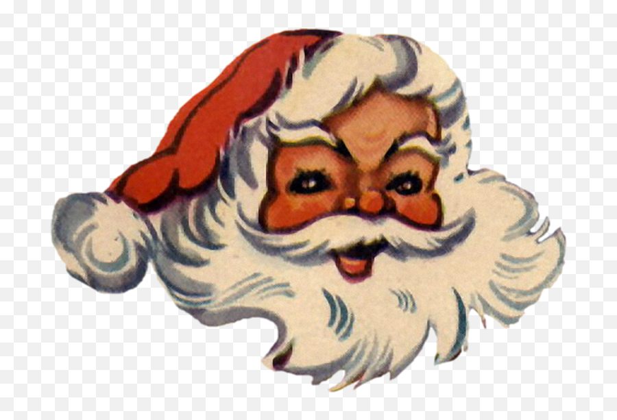 Download A Jolly Santa Face In Jpg And - Santa Claus Emoji,Santa Face Clipart
