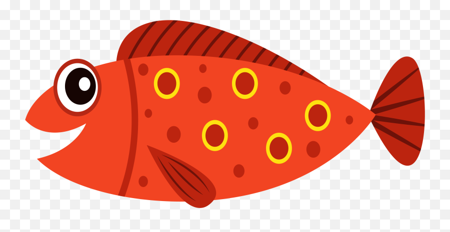 Fish Cartoon Clip Art - Transparent Transparent Background Fish Clipart Emoji,Fish Clipart