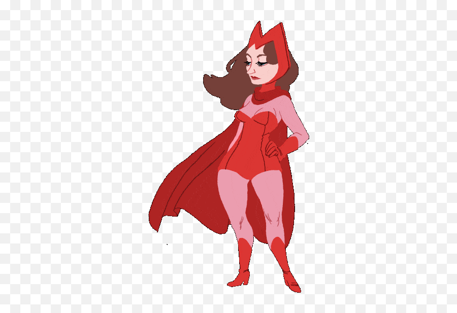 Scarlet Witch Gif - Scarlet Witch Gif Emoji,Marvel Logo Gif
