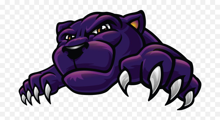Oregon Panthers U2013 Deaf Sports Logos - Purple Panther Png Emoji,Panther Logo