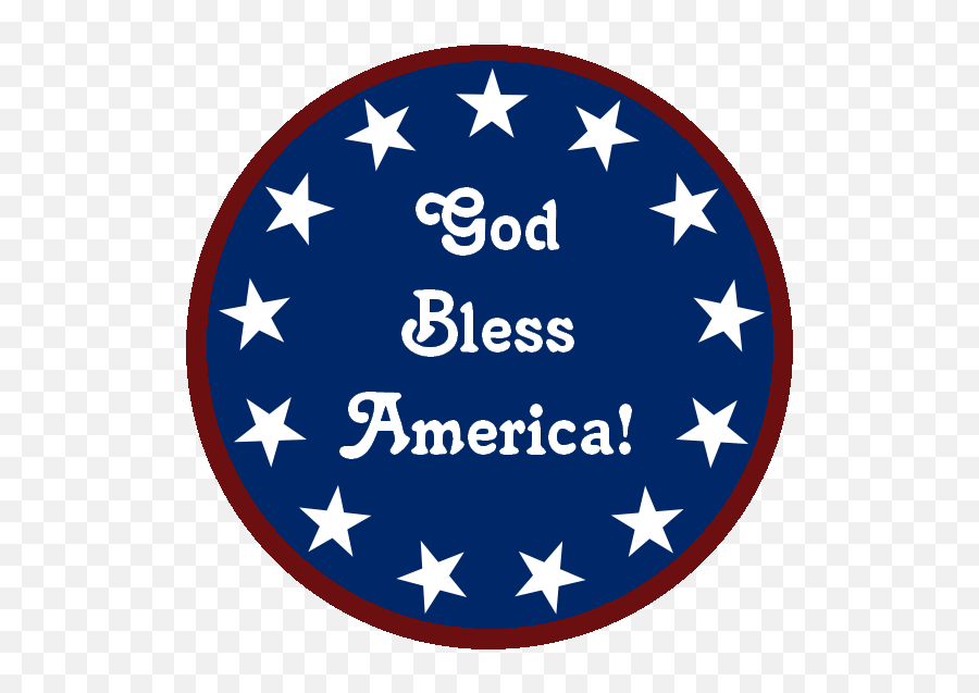 God Bless America Clip Art - 13 Stars Circle Vector Emoji,God Bless America Clipart